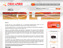 Tablet Screenshot of neolabs-solutions.com
